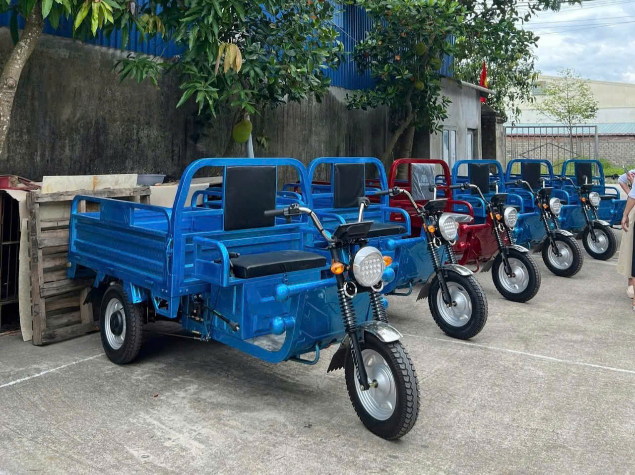 Xe Điện 3 Bánh Chở Hàng Tải Trọng 700kg