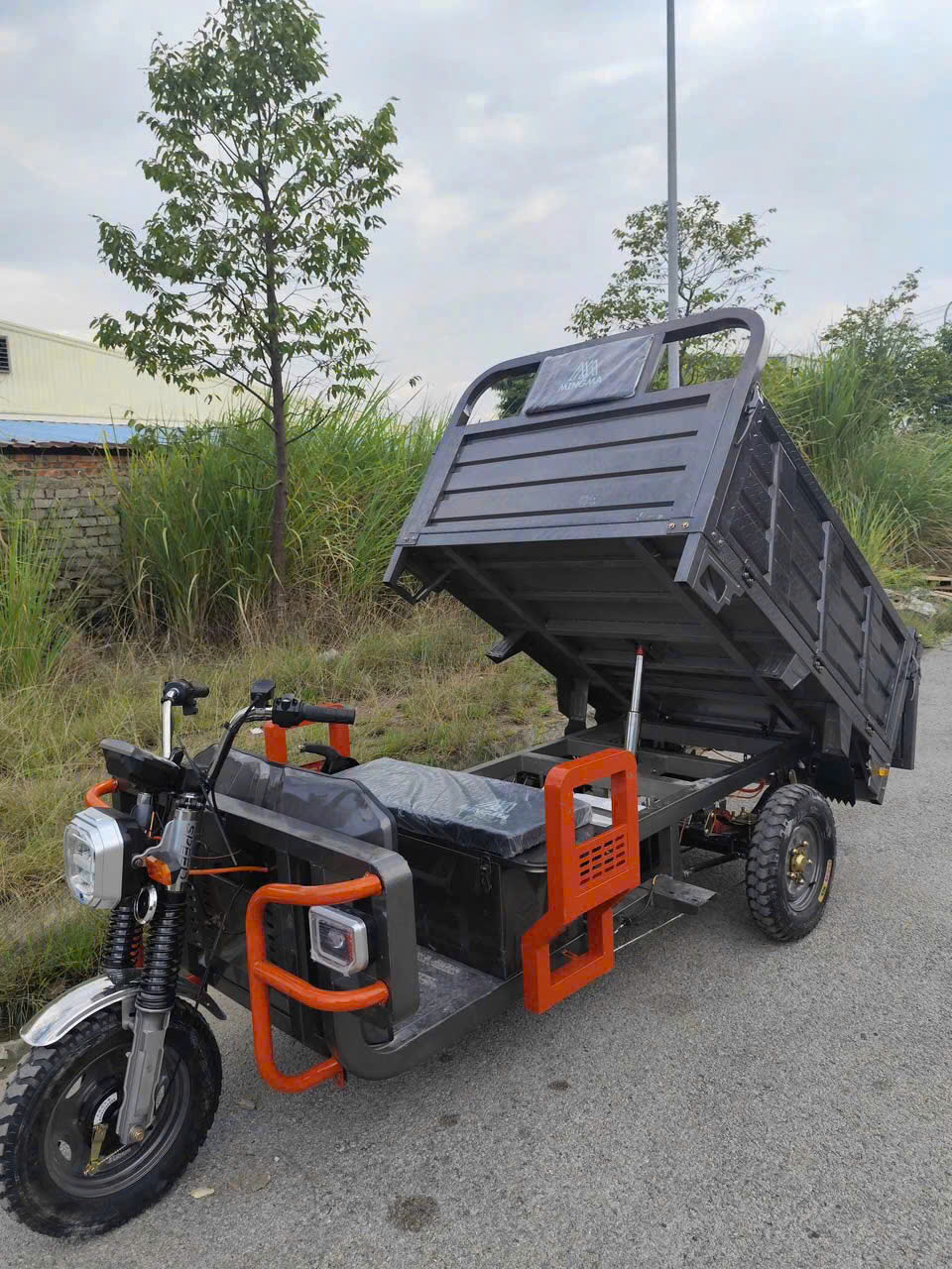 Xe Ba Gác Điện Thùng Lửng Ben Thủy Lực Tự Đổ Siêu Khỏe